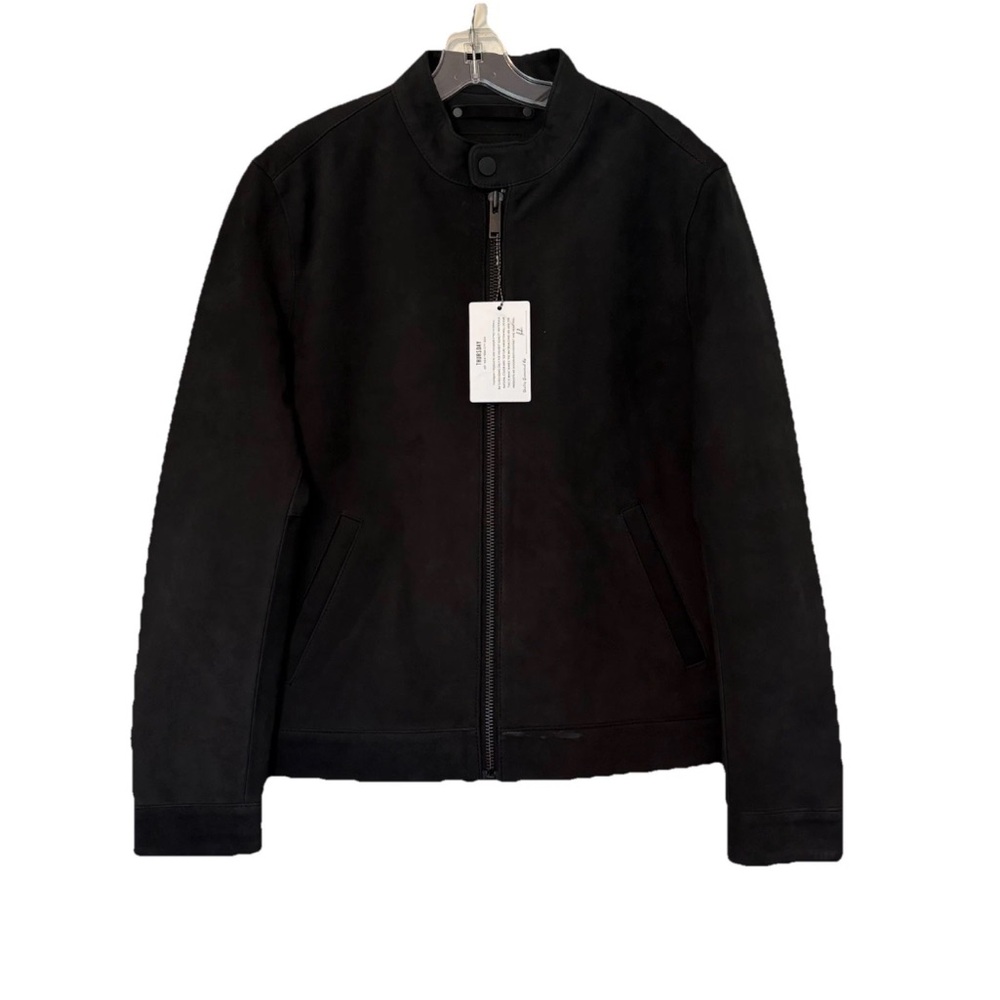 NEW Thursday Boot Company Racer Black Suede Leather Jacket Men’s Medium Athletic